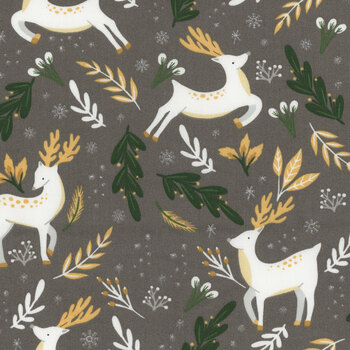 Christmas Shine 20715-GRY by 3 Wishes Fabrics
