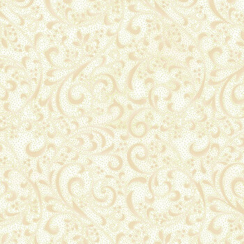 Holiday Elegance V7170-20G Natural Gold by Hoffman Fabrics