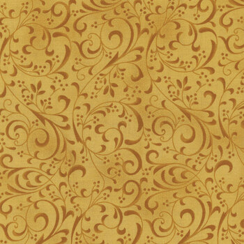 Holiday Elegance V7170-47G Gold Gold by Hoffman Fabrics