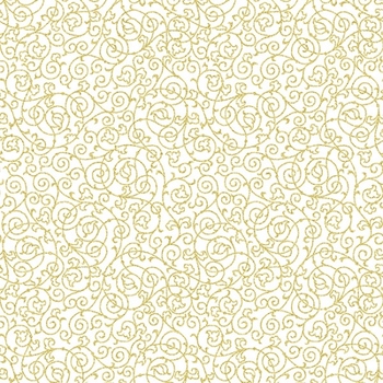 Holiday Elegance V7171-3G White Gold by Hoffman Fabrics