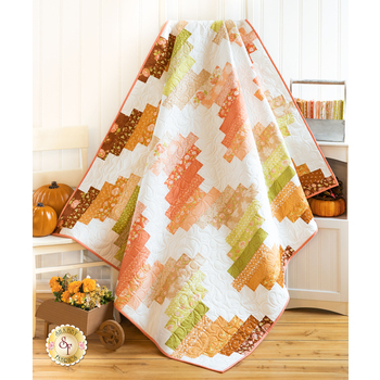  Ridiculously Easy Jelly Roll Quilt Kit - Cinnamon & Cream