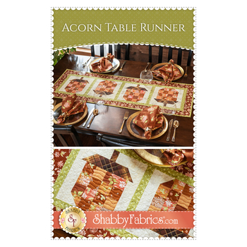 Acorn Table Runner Pattern - PDF Download