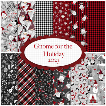 Gnome for the Holiday 2023  12 FQ Set by Timeless Treasures