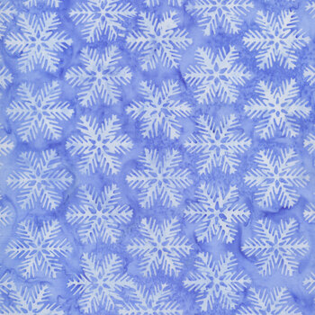 Let It Snow 122214555 Snowflake - Blue Harbor  from Island Batik