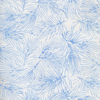 Let It Snow 122218700 Pine Needle - White from Island Batik