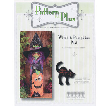 Witch & Pumpkins Post Pattern