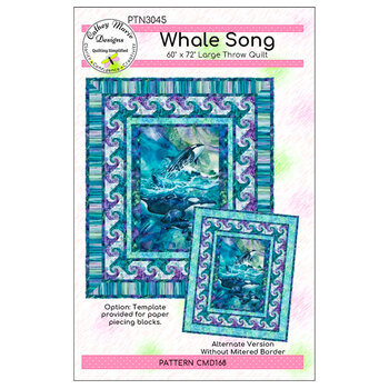 Whale Song Large Throw Quilt Pattern
