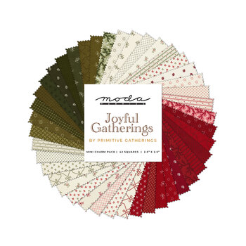 Joyful Gatherings  Mini Charm Pack by Primitive Gatherings for Moda Fabrics