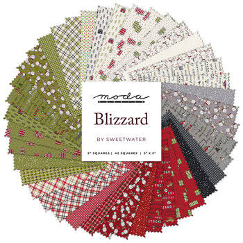 Blizzard  Charm Pack by Sweetwater for Moda Fabrics 