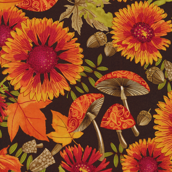 Forest Frolic 48740-15 Chocolate by Robin Pickens for Moda Fabrics