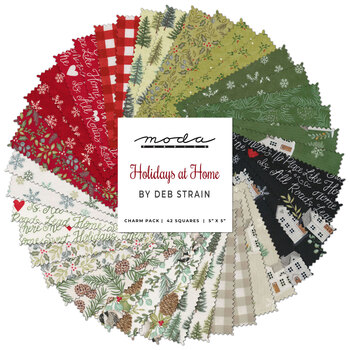Holidays at Home  Charm Pack by Deb Strain for Moda Fabrics
