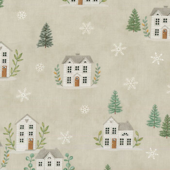 Holidays at Home 56071-16 Pebble Grey by Deb Strain for Moda Fabrics