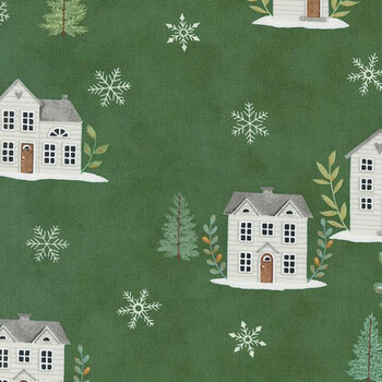 Holidays at Home 56071-19 Eucalyptus by Deb Strain for Moda Fabrics