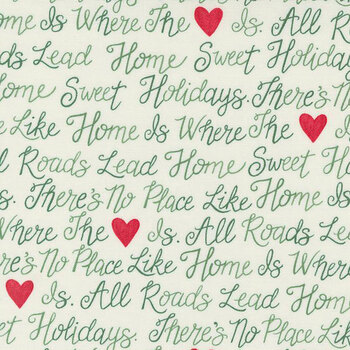 Holidays at Home 56072-11 Snowy White by Deb Strain for Moda Fabrics