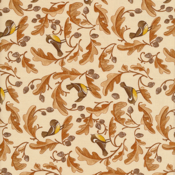 Forest Frolic 48742-12 Cream by Robin Pickens for Moda Fabrics REM