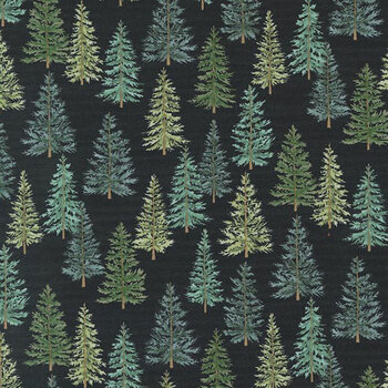 Holidays at Home 56073-13 Charcoal Black by Deb Strain for Moda Fabrics