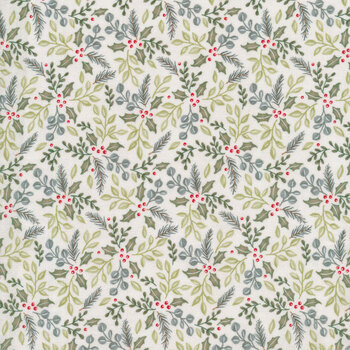 Holidays at Home 56074-11 Snowy White by Deb Strain for Moda Fabrics