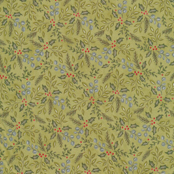 Holidays at Home 56074-12 Home Sage by Deb Strain for Moda Fabrics