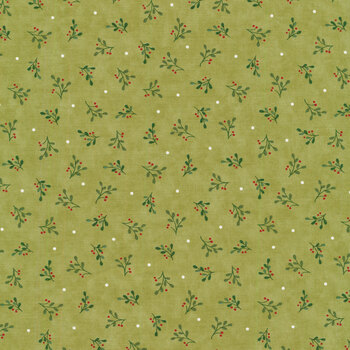 Holidays at Home 56075-12 Sage by Deb Strain for Moda Fabrics REM #2