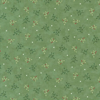 Holidays at Home 56075-19 Eucalyptus by Deb Strain for Moda Fabrics