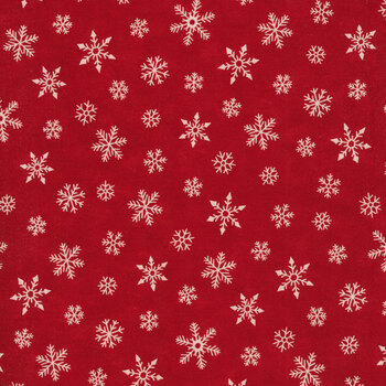Holidays at Home 56077-15 Berry Red by Deb Strain for Moda Fabrics REM