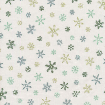 Holidays at Home 56077-21 Snowy White by Deb Strain for Moda Fabrics REM