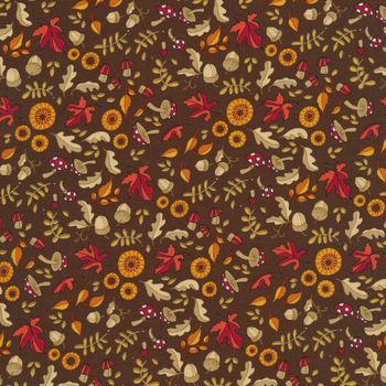 Forest Frolic 48744-15 Chocolate by Robin Pickens for Moda Fabrics