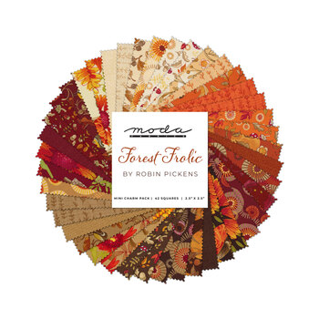 Forest Frolic  Mini Charm Pack by Robin Pickens for Moda Fabrics