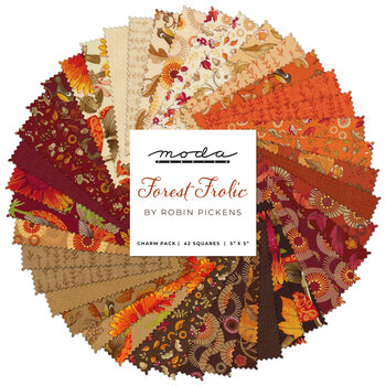Forest Frolic  Charm Pack by Robin Pickens for Moda Fabrics