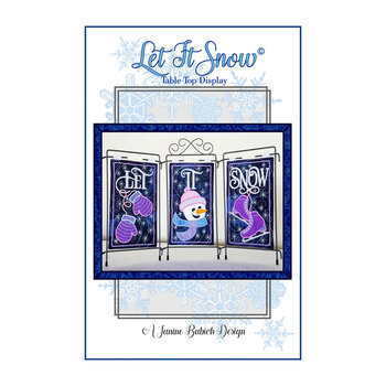 Let It Snow Table Top Display - Machine Embroidery CD