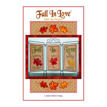 Fall In Love Table Top Display - Machine Embroidery CD