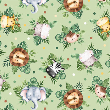 Wee Safari DP25649-10 Panel by Deborah Edwards for Northcott Fabrics ...