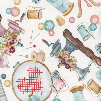 Sewing Notions - Cream - Sew In Love Collection - Kanvas Fabrics – Dalisay  Design Fabrics