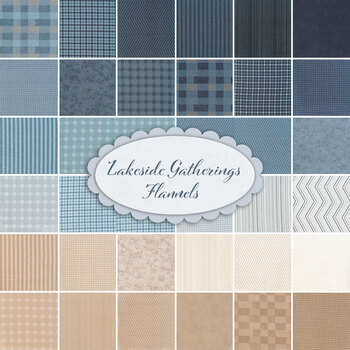 Lakeside Gatherings Flannels  Yardage by Primitive Gatherings from Moda Fabrics