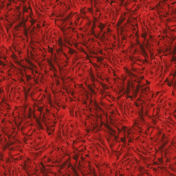 Vintage Rose CD2205 Red from Timeless Treasures Fabrics