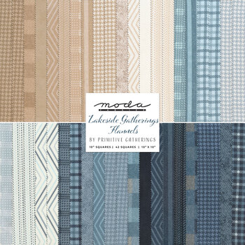 Lakeside Gatherings Flannels  Layer Cake Set by Primitive Gatherings from Moda Fabrics