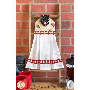  Hanging Towel Kit - Coffee Always - Cream