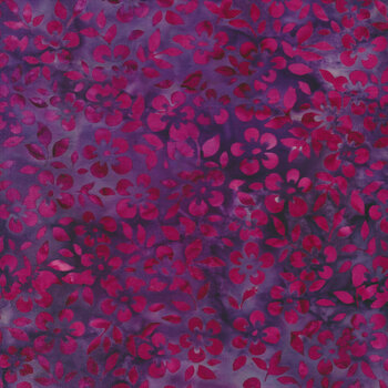 Floral Paradise 22211-22 Violet by Artisan Batiks for Robert Kaufman Fabrics