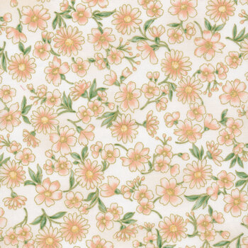 Poppy Hill 21860-144 Peach from Robert Kaufman Fabrics