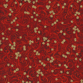 Poppy Hill 21862-91 Crimson from Robert Kaufman Fabrics REM