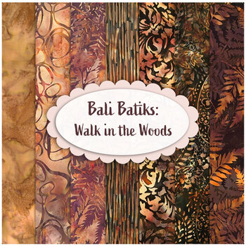 Bali Batiks - Walk in the Woods  7 FQ Set from Hoffman Fabrics