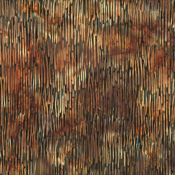 Bali Batiks - Walk in the Woods V2516-573 Pecan from Hoffman Fabrics