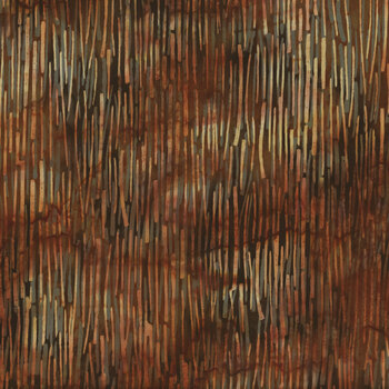 Bali Batiks - Walk in the Woods V2516-573 Pecan from Hoffman Fabrics