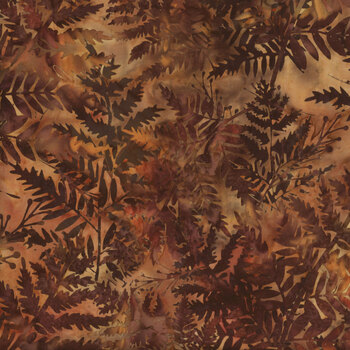 Bali Batiks - Walk in the Woods V2518-168 Nutmeg from Hoffman Fabrics