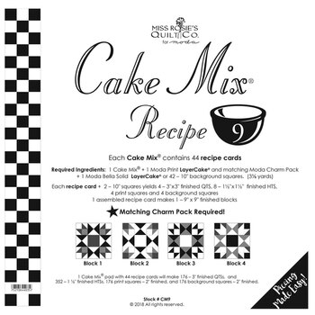 Miss Rosie's Quilt Co - Cake Mix Recipe 9 - 44ct