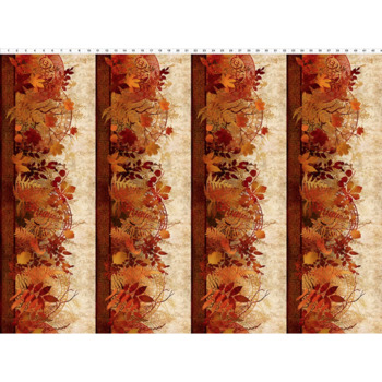 Reflections of Autumn II 20RA-1 Border Stripe by Jason Yenter for In the Beginning Fabrics