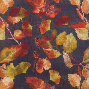 Reflections of Autumn II 21RA-1 Ginkgo by Jason Yenter for In the Beginning Fabrics