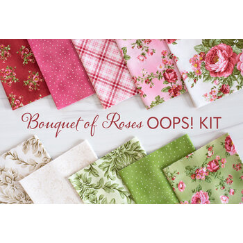  Bouquet of Roses Patchwork BOM - Oops Kit RESERVE