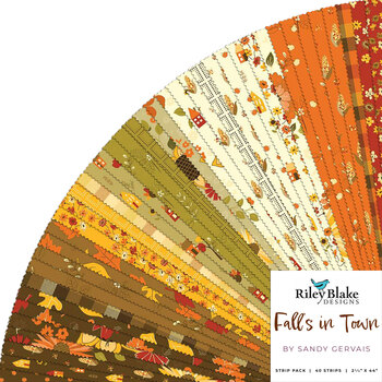 Fall's in Town  Rolie Polie by Sandy Gervais for Riley Blake Designs