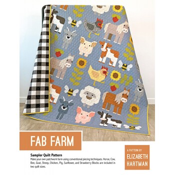 Fab Farm Sampler Quilt Pattern by Elizabeth Hartman